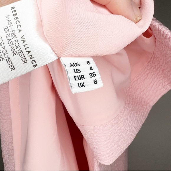 Rebecca Vallance Monique V-Wired Textured Bow Midi Dress NWT Size 4 US / 8 AUS - Picture 10 of 12